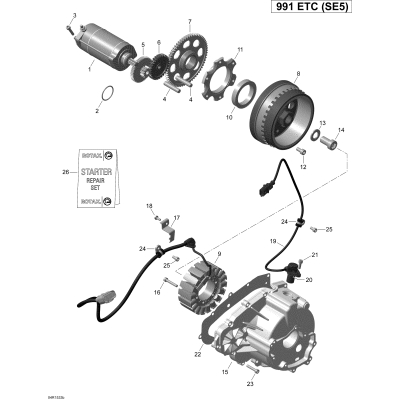 03- Magneto And Electric Starter 2-4_04R1533b