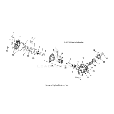 HOUSING, FRONT (DEMAND DRIVE) - A06CD32AA/AB/AC (4999201699920169C03)