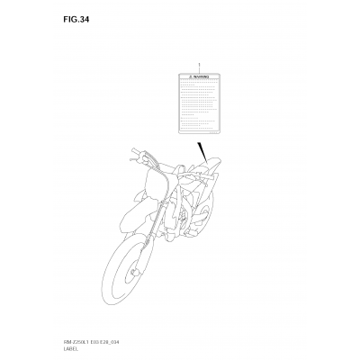 LABEL (RM-Z250L1 E28)