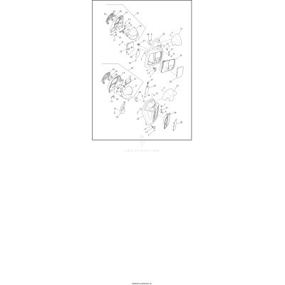 FAIRING, LOWERS, AIR COOLED - FLHTCU