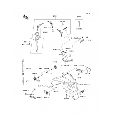 Ignition Switch/Locks/Reflectors(A1/A2)