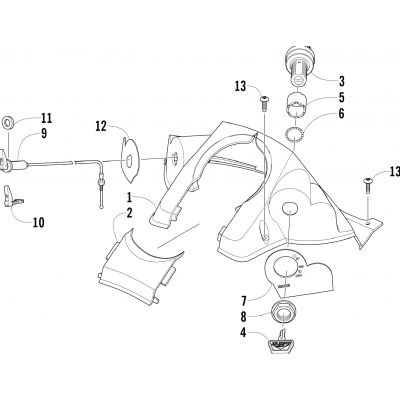 CONSOLE AND SWITCH ASSEMBLY