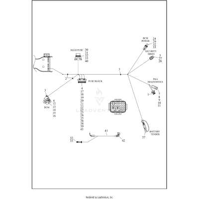 WIRING HARNESS, MAIN - FLRT (8 OF 9)