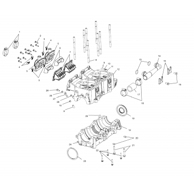 Crankcase S02nk8cs/Csa