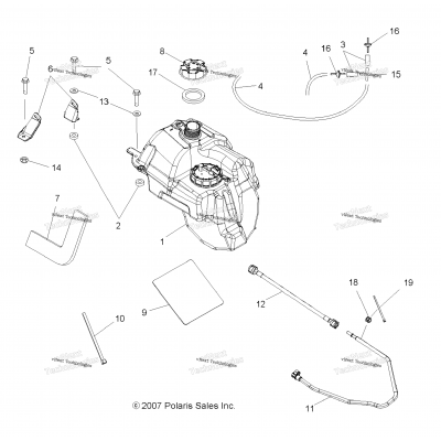 Body, Fuel Tank Asm. A08dn76ag/Ah/Aj