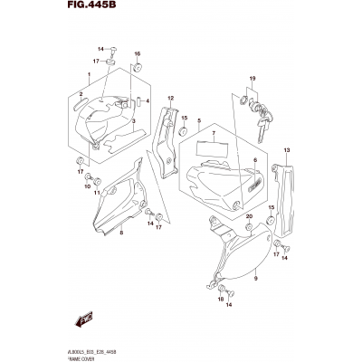 FRAME COVER (VL800L5 E33)