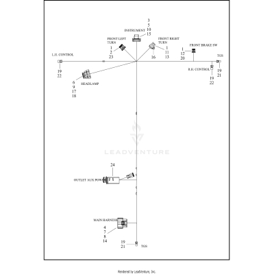 WIRING HARNESS JUMPER - FRONT