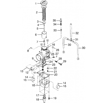 Carburetor 600 Xcr