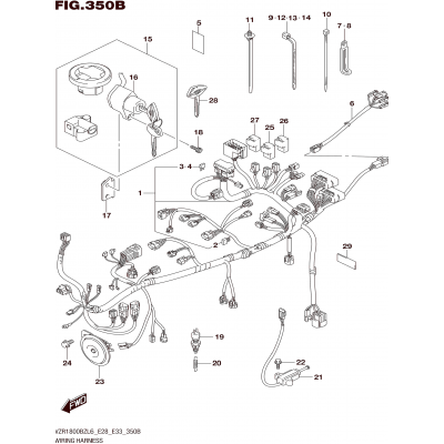 WIRING HARNESS (VZR1800BZL6 E33)