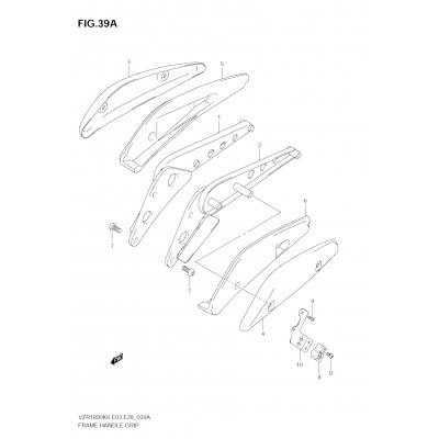 FRAME HANDLE GRIP (VZR1800K8/ZK8/K9/NK9/ZK9)