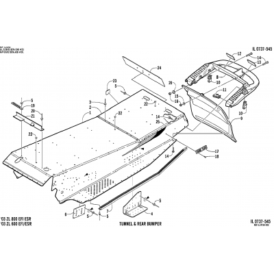 TUNNEL AND REAR BUMPER