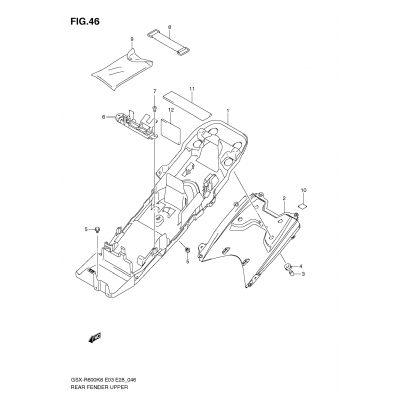 REAR FENDER UPPER