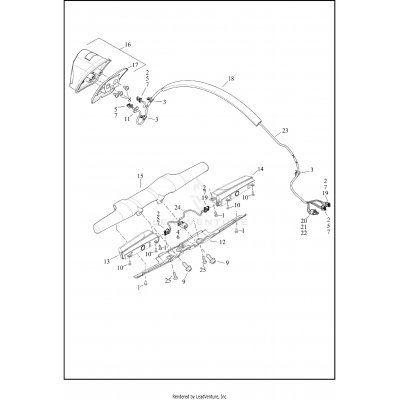 TAIL LAMP AND REAR TURN SIGNALS - FLDE