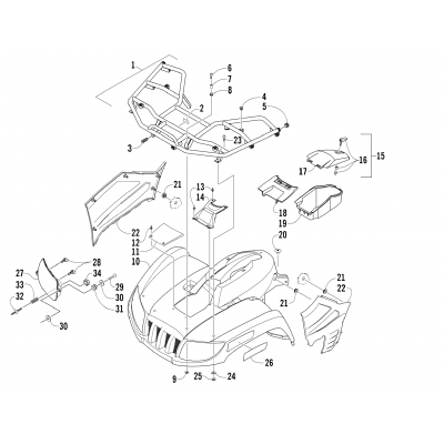 FRONT BODY PANEL ASSEMBLY