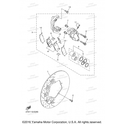 Front Brake Caliper