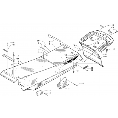 TUNNEL AND REAR BUMPER