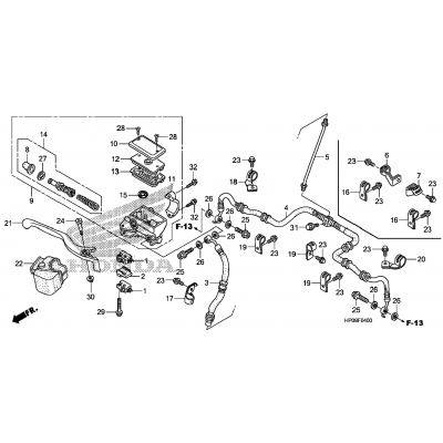 FRONT BRAKE MASTER CYLINDER