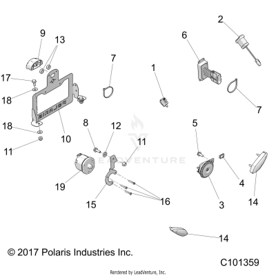 ELECTRICAL, TURN SIGNALS - A19SXE95FR (C101359)