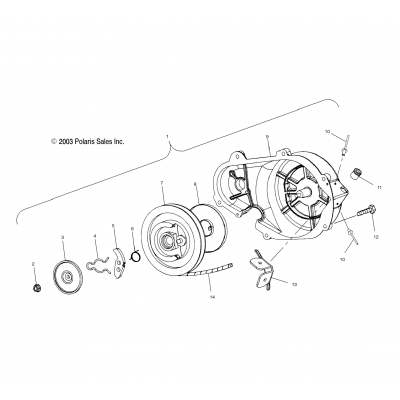 Recoil Starter S04np8cs/8Csa/8Csb/8Cscs04ne8cs (4988438843E12)