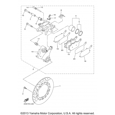 Rear Brake Caliper