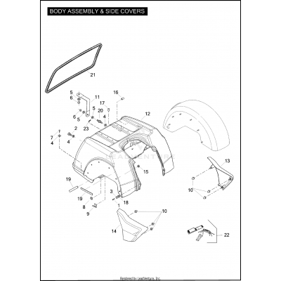 BODY ASSEMBLY & SIDE COVERS