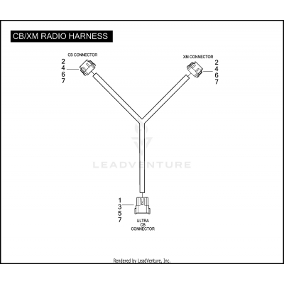 CB/XM RADIO HARNESS