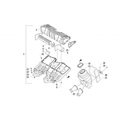 AIR SILENCER ASSEMBLY