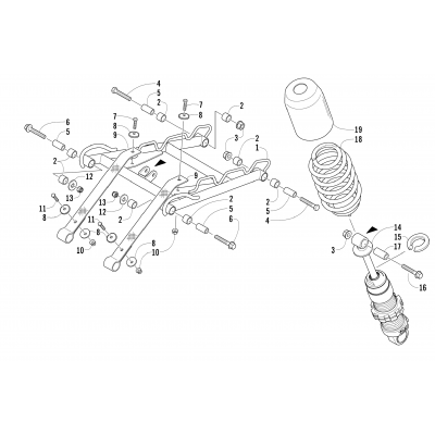 REAR SUSPENSION FRONT ARM ASSEMBLY