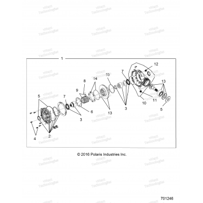 Drive Train, Front Gearcase