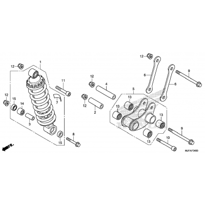 REAR SHOCK ABSORBER