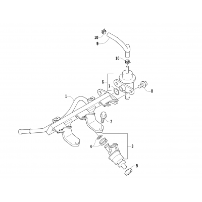 DELIVERY PIPE ASSEMBLY