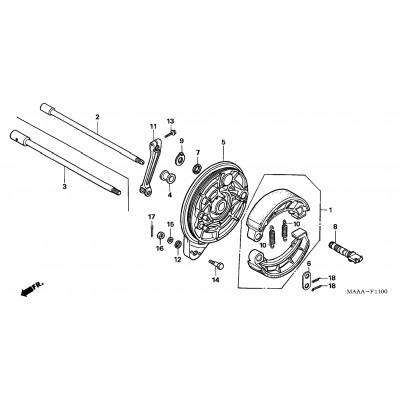 REAR BRAKE PANEL