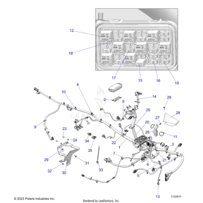 ELECTRICAL, WIRE HARNESS - A25SDZ57AP (C102610)