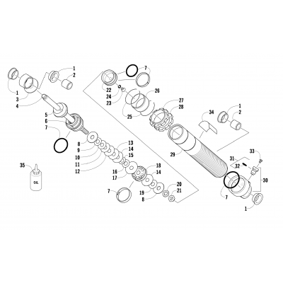 FRONT SUSPENSION SHOCK ABSORBER