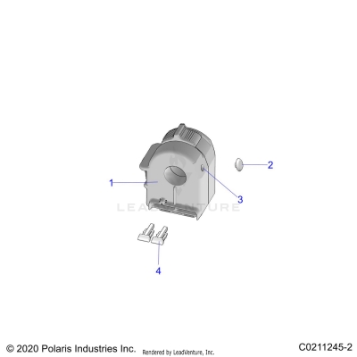 STEERING, CONTROLS, LEFT HAND CONTROLS - A25SJR57AM (C0211245-2)
