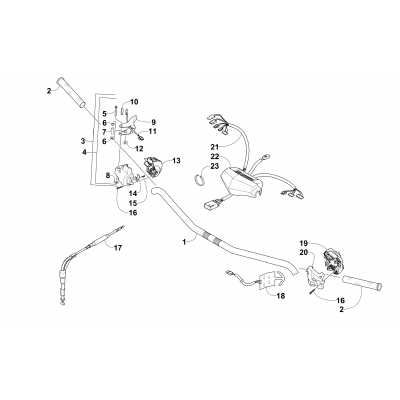 HANDLEBAR AND CONTROLS