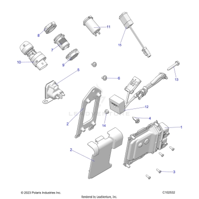 ELECTRICAL, SWITCHES, SENSORS and ECM - A25SWE57AL (C102532)