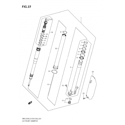 LH FRONT DAMPER