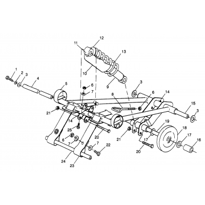 Front Torque Arm Trail Rmk