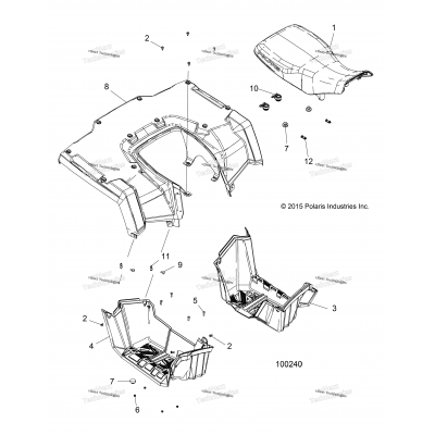 Body, Rear Cab, Seat & Footwells