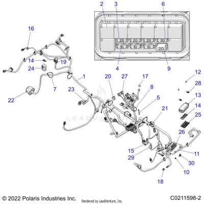 ELECTRICAL, HARNESS - A25SYE95PL (C0211598-2)