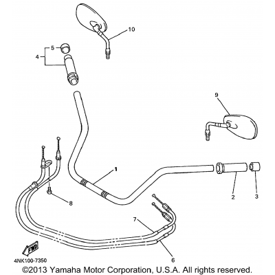 Steering Handle Cable