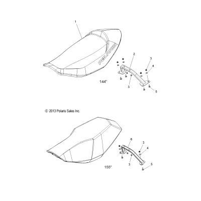 Body, Seat Asm. All Options