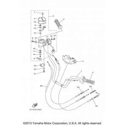 Steering Handle Cable