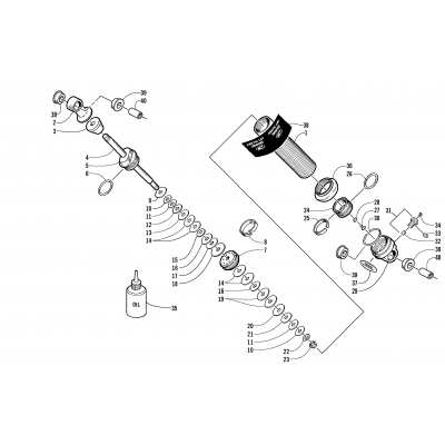 FRONT SUSPENSION SHOCK ABSORBER