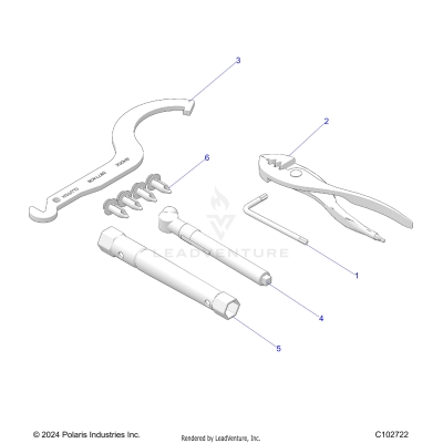 REFERENCE, TOOL KIT - A25SLE95CF/FF/EF (C102722)