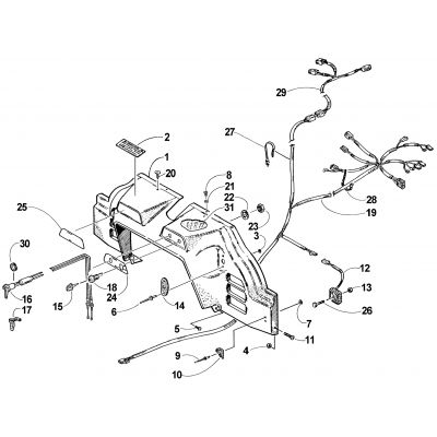 CONSOLE, SWITCHES, AND WIRING ASSEMBLIES