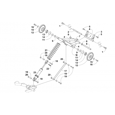 REAR SUSPENSION REAR ARM ASSEMBLY