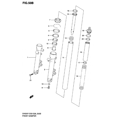 FRONT FORK DAMPER (MODEL K2)