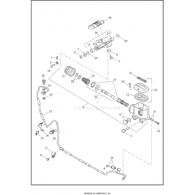 BRAKE CONTROL, REAR